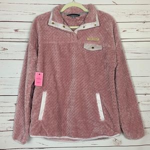 Simply Southern woman’s medium pink pullover new with tags top cute